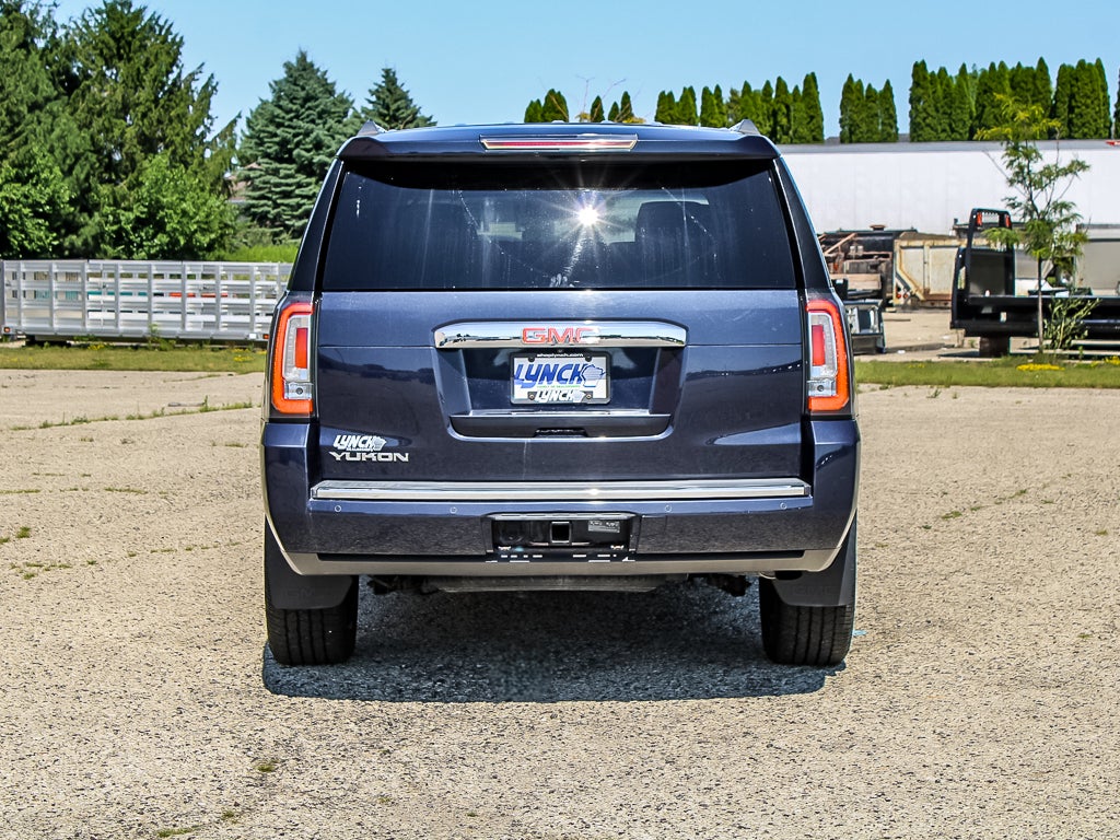 2018 GMC Yukon — rear three-quarter view