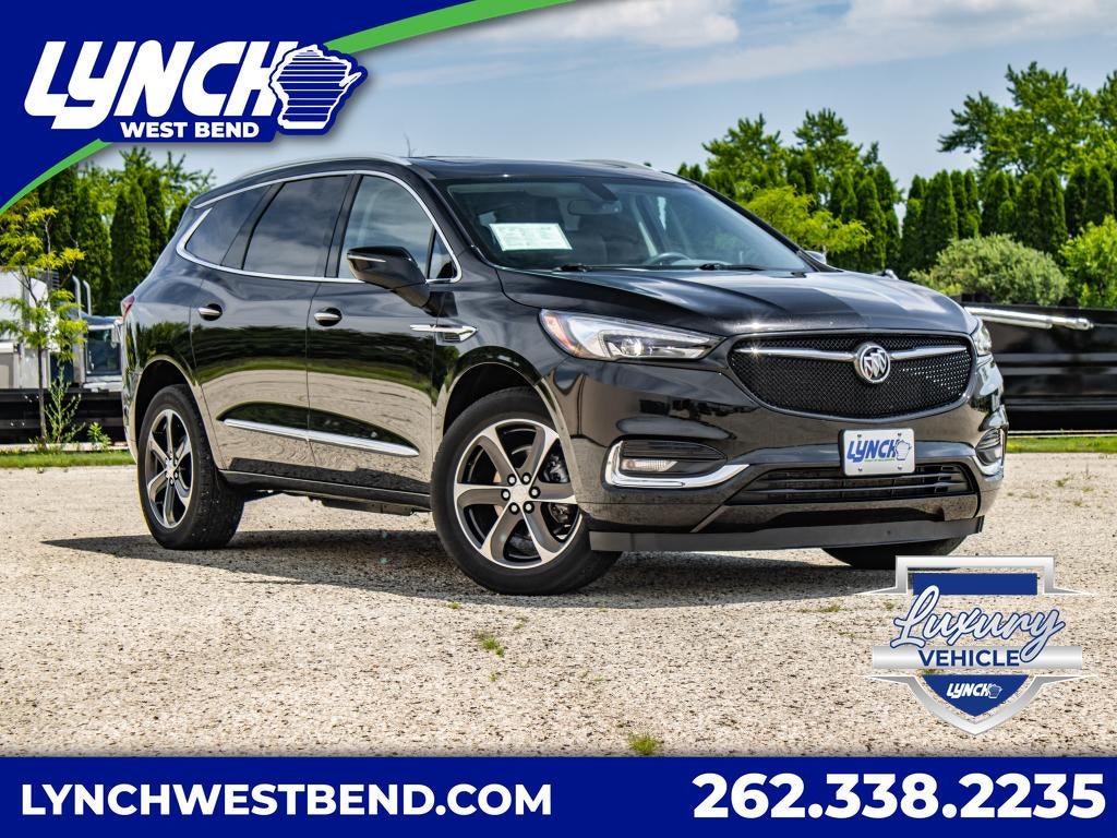 2021 Buick Enclave Essence in Includes Spectra Gray Lower Exterior Accent Color.) — front three-quarter view