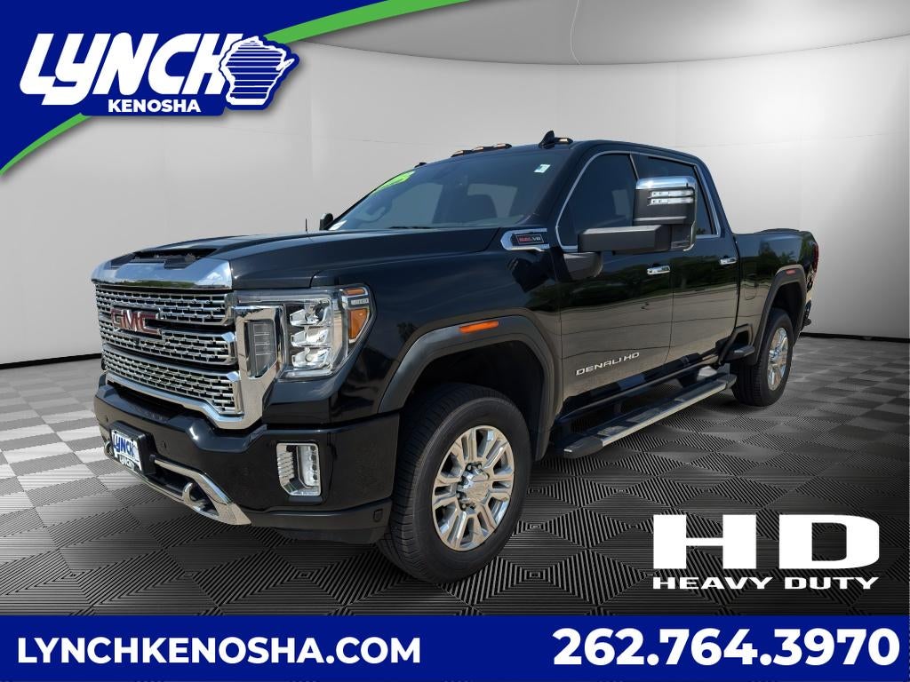 2023 GMC Sierra 2500 HD Denali in Onyx Black — front three-quarter view