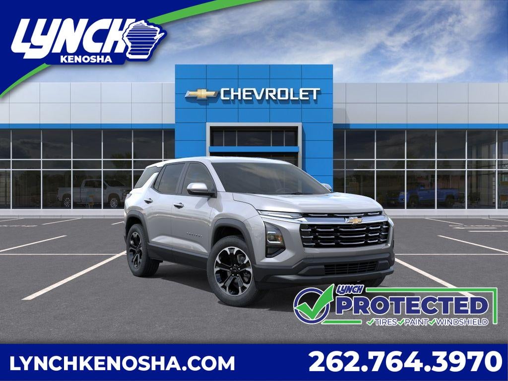 2026 Chevrolet Equinox LT in Sterling Gray Metallic — front three-quarter view