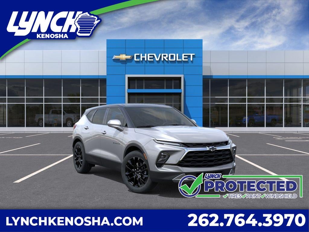 2026 Chevrolet Blazer 2LT in Sterling Gray Metallic — front three-quarter view
