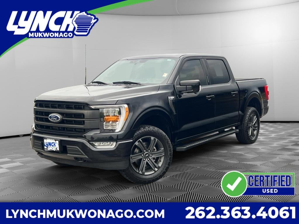 2023 Ford F-150 XL in Black — front three-quarter view
