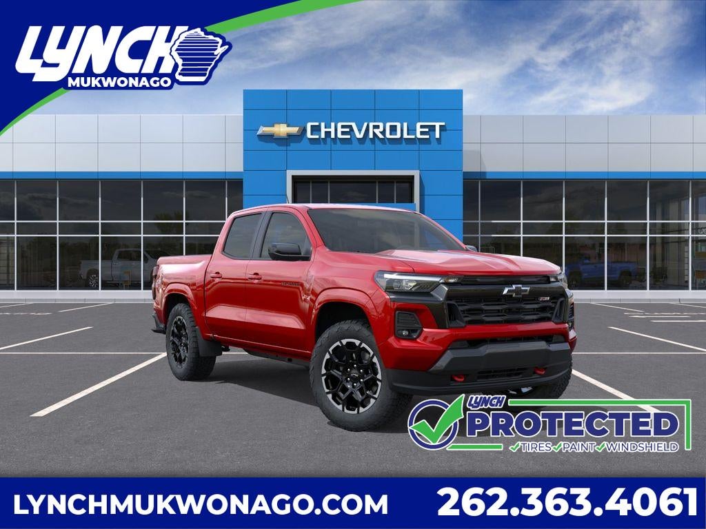 2026 Chevrolet Colorado Z71 in Radiant Red Tintcoat — front three-quarter view