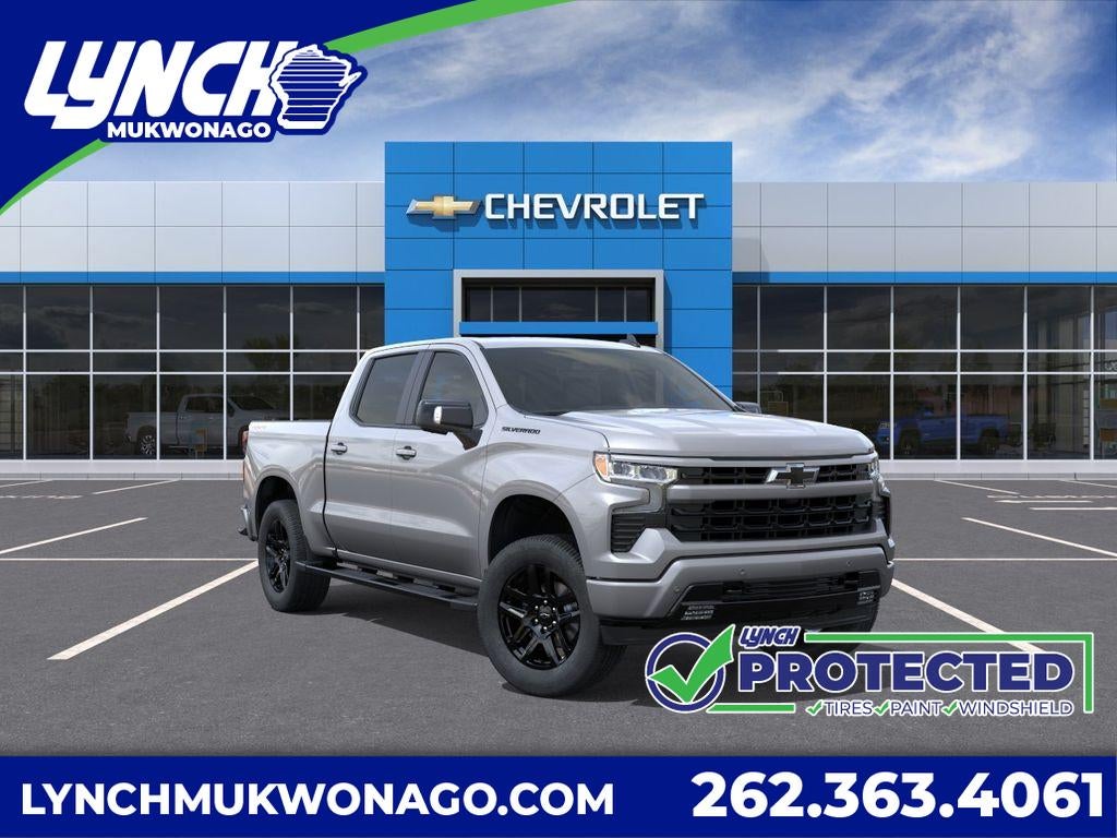 2026 Chevrolet Silverado 1500 RST in Sterling Gray Metallic — front three-quarter view
