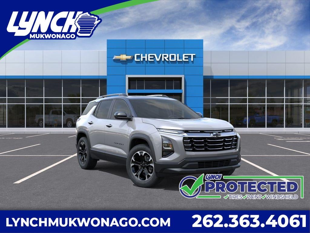 2026 Chevrolet Equinox LT in Sterling Gray Metallic — front three-quarter view