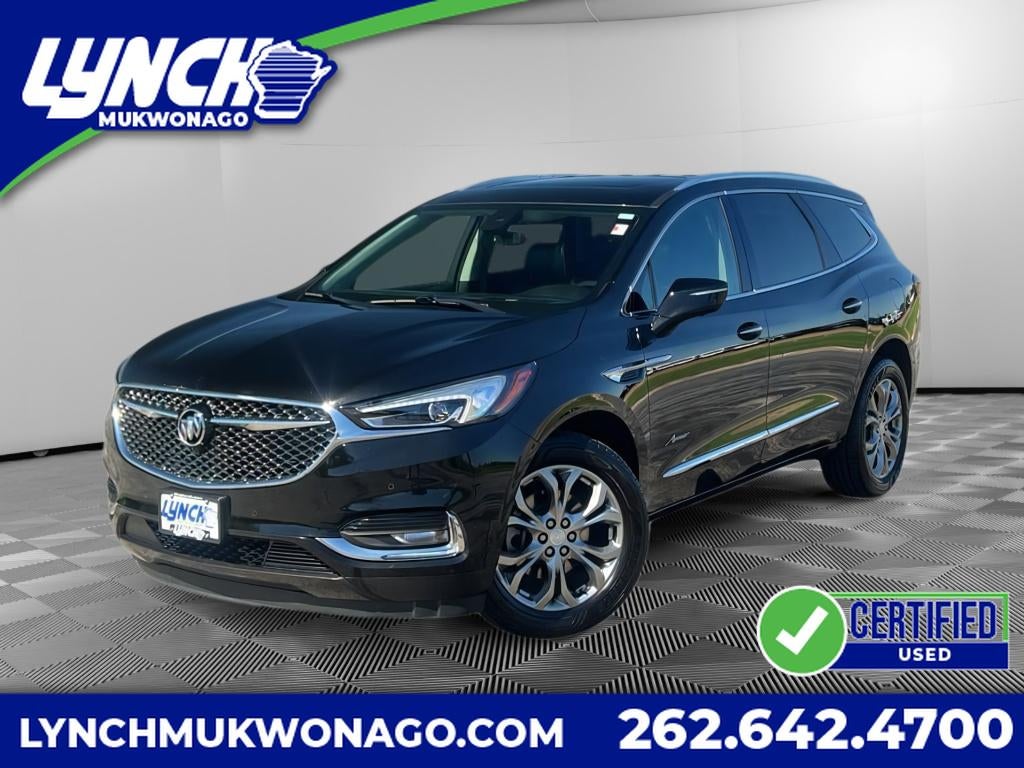 2019 Buick Enclave Avenir in Ebony Twilight Metallic — front three-quarter view
