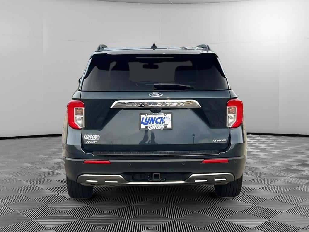 2024 Ford Explorer — rear three-quarter view