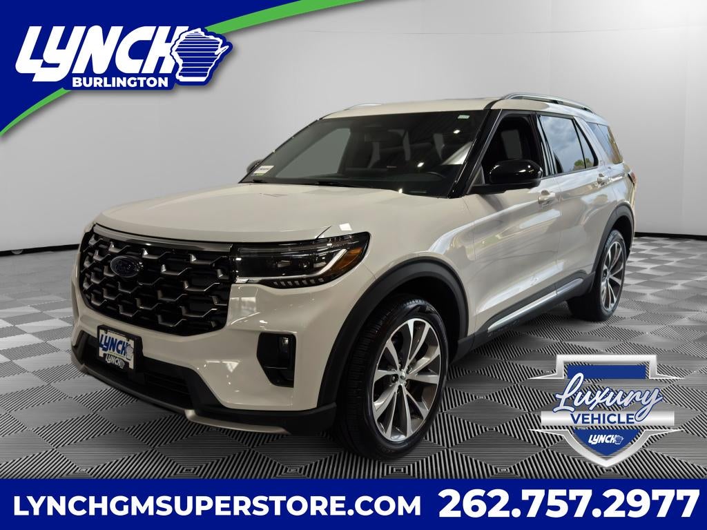 2025 Ford Explorer Platinum in Other — front three-quarter view