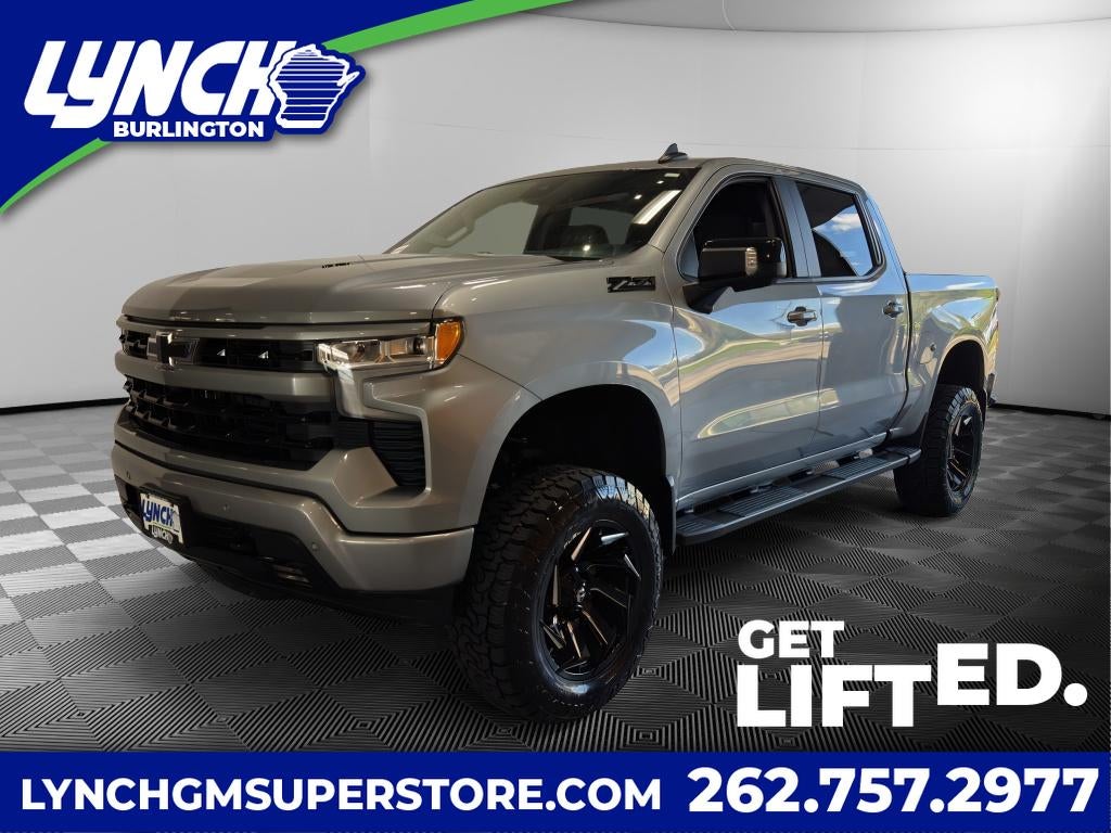 2024 Chevrolet Silverado 1500 RST in Sterling Gray Metallic — front three-quarter view