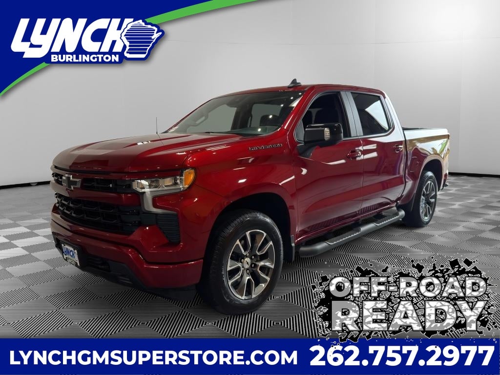 2024 Chevrolet Silverado 1500 RST in Radiant Red Tintcoat — front three-quarter view