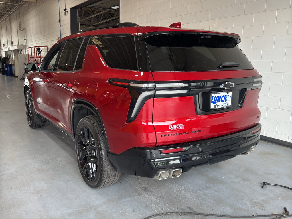 2026 Chevrolet Traverse — rear three-quarter view