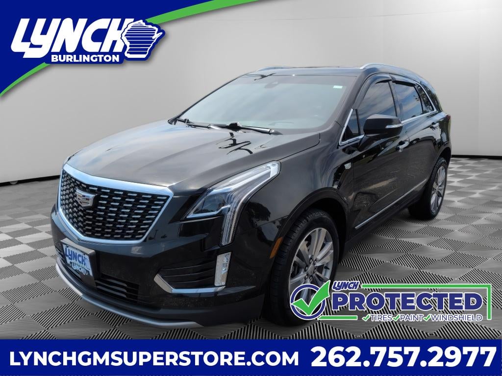 2023 Cadillac XT5 Premium Luxury in Stellar Black Metallic — front three-quarter view