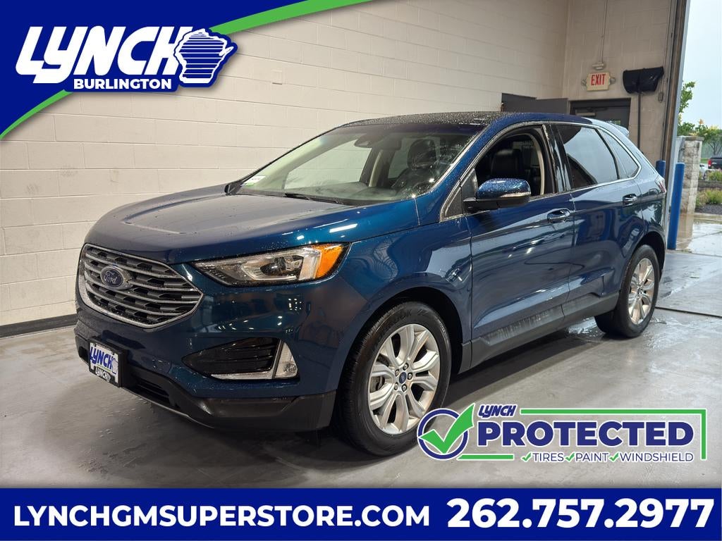 2020 Ford Edge Titanium in Other — front three-quarter view