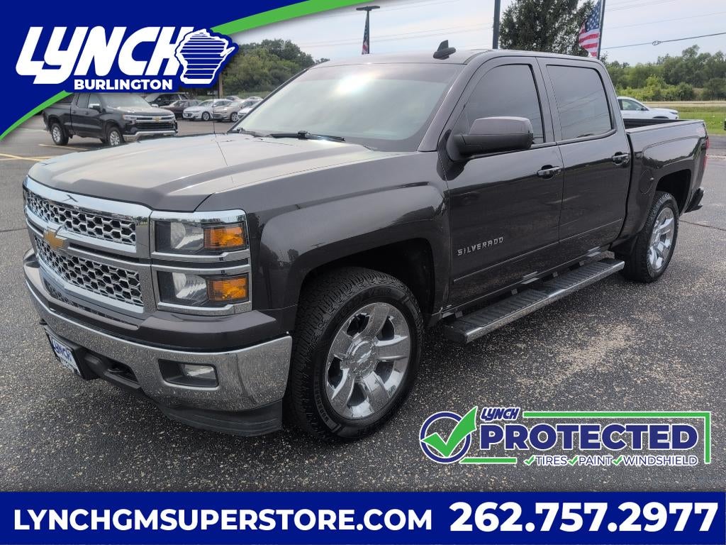 2015 Chevrolet Silverado 1500 LT in Tungsten Metallic — front three-quarter view