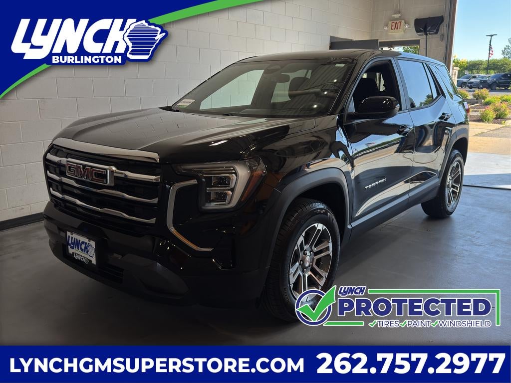 2025 GMC Terrain Elevation in Ebony Twilight Metallic — front three-quarter view