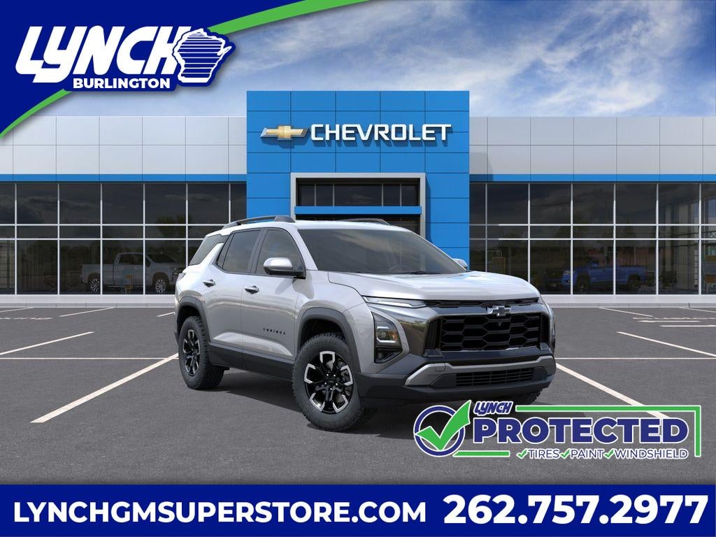 2026 Chevrolet Equinox ACTIV in Sterling Gray Metallic — front three-quarter view