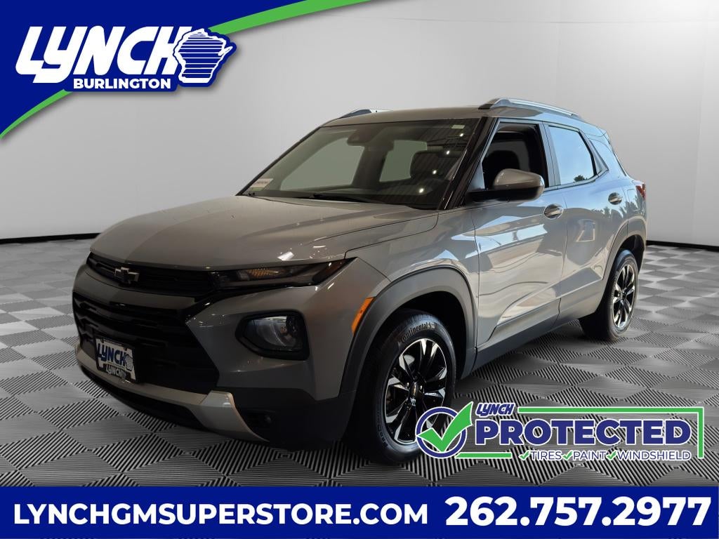 2023 Chevrolet Trailblazer LT in Sterling Gray Metallic — front three-quarter view